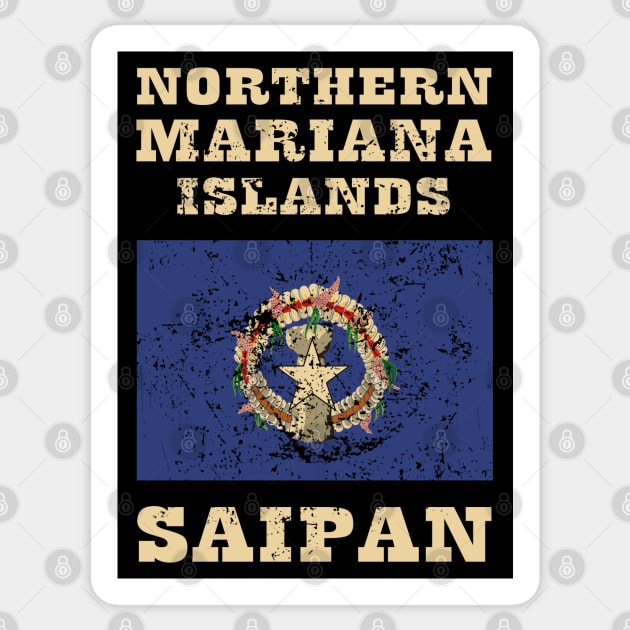 Northern Mariana Islands Country Flag Sticker by KewaleeTee